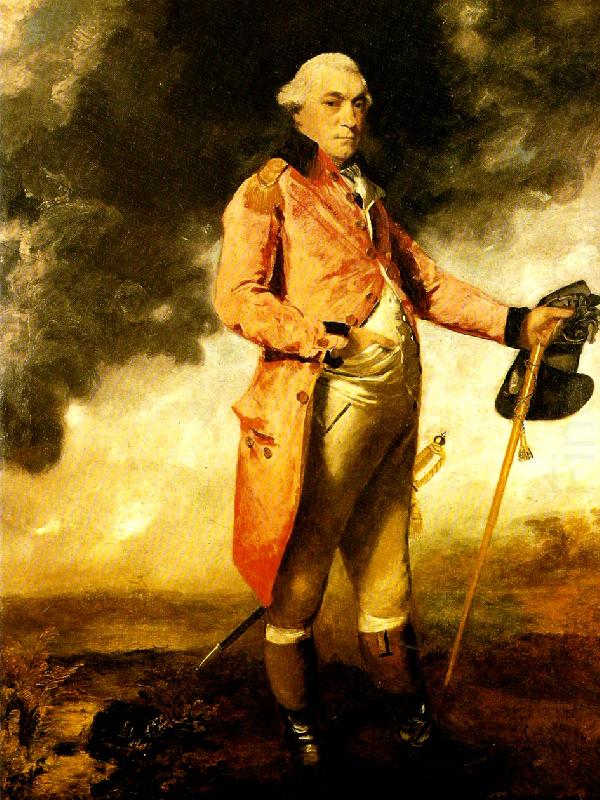 Sir Joshua Reynolds colonel morgan china oil painting image